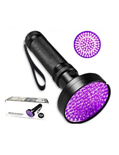 UV flashlight 100 leds 18W