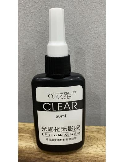 UV Clear glue for glass, metal